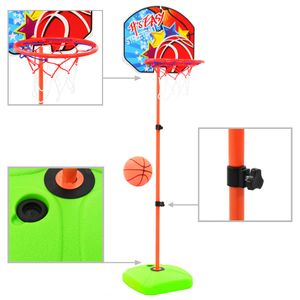 Rustikalen Mehrfarbig Kinder Basketballkorb und Ball Set Dekorative Hommie