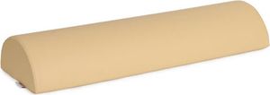 Habys Lagerungsrolle Halbrund, Knierolle, Nackenkissen, Nackenrolle, Lagerungskissen für Massage und Therapie, Kniehalbrolle, 60x19x9cm Beige