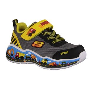 Skechers Play Scene Sportschuhe Kinder Sneaker Laufschuh Grau Sport, Schuhgröße:26 EU