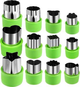 12 Stück Edelstahl Ausstechformen Gemüse Obst Ausstecher Schutzgriff für Kinder niedliche Ausstecher für Ihr süß Kinder zu machen 12 Stück Edelstahl Ausstechformen Gemüse Obst Ausstecher Schutzgriff für Kinder niedliche Ausstecher für Ihr süß Kinder zu machen