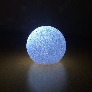 LED Leuchtkugel, 8 cm weiß