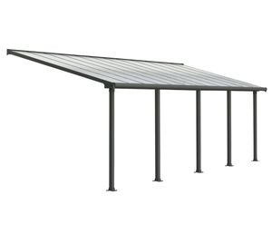 Terrassenüberdachung Palram – Canopia Olympia 3x7.3 739 x 295 cm grau