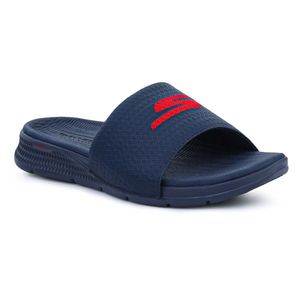 Skechers GO CONSISTENT SANDAL HALO Koupací sandály v nadměrné velikosti Blue 229032 NVRD Pánská obuv, Velikost:47