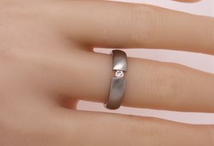 Brillantring Solitär Ring Platin 600 Diamant Brillantschliff 0,10ct. W/SI Verlobungs Trauring  17