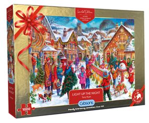 GIBSONS Puzzle Christmas Limited Edition: Rozsviťte noc 1000 dílků