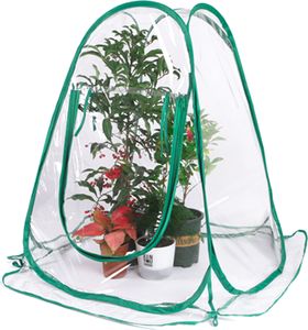 Gewaechshaus-Mini-Pflanzenabdeckung, Pop-Up-PVC-Gewaechshaeuser, Hinterhofschutz fuer Blumen, Gartenarbeit, Regenschutz, Frostzelte fuer Pflanzen im Freien, Sonnenschein-Raum