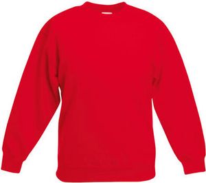 F324NK - Fruit of the Loom Kids´ Classic Set-In Sweat Red 116 F324NK - Fruit of the Loom Kids´ Classic Set-In Sweat Red 116