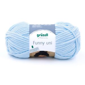 Gründl Wolle Funny uni 100 g pastellblau
