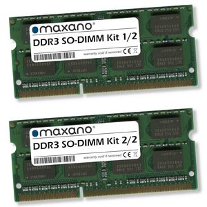 Maxano 16GB Kit 2x 8GB RAM für Dell XPS One 27 (A2710) (PC3-12800 SO-DIMM Arbeitsspeicher)