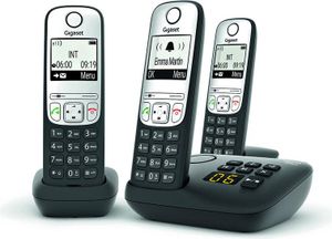Gigaset L36852-H2830-C111 Gigaset A690A Trio                   schwarz int.