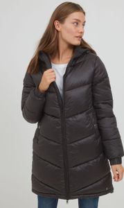 OXMO OXTabata Damen Steppmantel Wintermantel Winterjacke gefüttert mit hochabschließendem Kragen