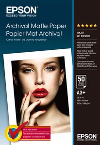Epson Archival Matte Paper  A 3+ 50 Blatt, 189 g         S 041340