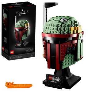 LEGO 75277 Star Wars Boba Fett Helm, Schaustück, Bauset zum Sammeln für Erwachsene, Geschenksidee für erfahrene LEGO Baumeister