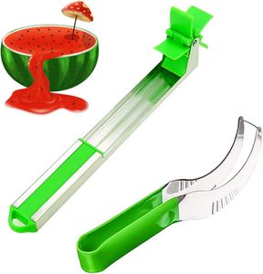 Windmühle Wassermelonen Schneider, Melonenschneider Kugelausstecher, Küchen Messer ObstSchneider und Servierer