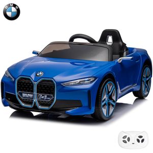 BMW i4 Elektro-Kinderfahrzeug 12 Volt mit Fernbedienung - Blau