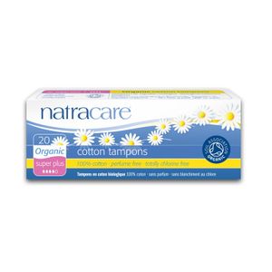 Natracare Tampons Super Plus 100% Baumwolle 20 Stück