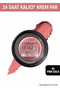 MNZ-Color Tattoo 24H očné tiene - 65 Pink Gold - Ružová metalíza