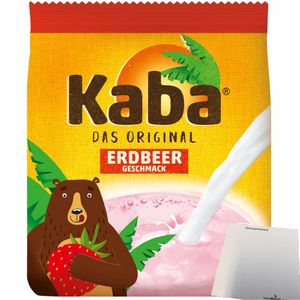 Kaba Das Original Erdbeere Getränkepulver (400g Beutel) + usy Block