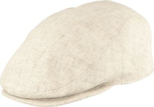 Bullani knautschbare Schiebermütze Flatcap aus 100% Leinen