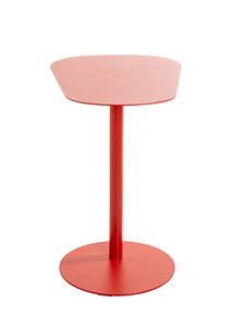 HAKU Möbel Beistelltisch, rot - Maße: B 53 cm x H 60 cm x T 38 cm; 52497