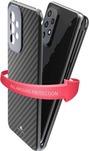 Kryt "360° Glass" pro Samsung Galaxy A53 (5G), pouzdro na mobilní telefon Real Carbon (00217698)