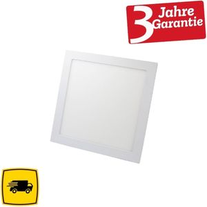 Ultraflaches LED Panel 18Wh, 1890lm - 50 000 std | Einbaustrahler | 6000K Kaltes Licht | quadratisch | LED Market | LM-P0118-SR