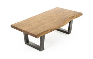 Couchtisch "JUDY" aus Massivholz Akazie in braun. Abmessungen (BxHxT) 120x45x60 cm