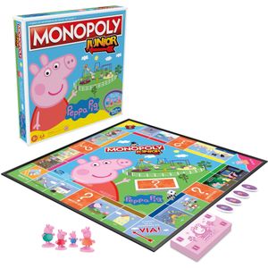 Hasbro Monopoly Junior: Świnka Peppa F1656103 - Hasbro F1656103 - (Towary / Zabawki)