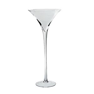 Glasschale auf Fuß Martini XXL Famous 70cm Kerzenhalter