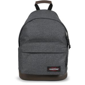 Eastpak Wyoming Rucksack Daypack mit Leder Black Denim