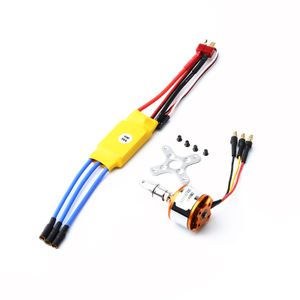 2212 1000KV Brushless Motor 30A ESC mit T-Stecker 3,5 mm Bananenstecker fuer RC Flugzeug Hubschrauber