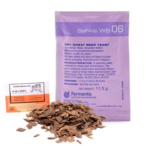 Fermentis Bierhefe - Safbrew wb 06 + Oak Chips, Fermentis-Hefe, Bierhefe, Brauhefe