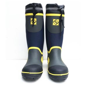 Gummistiefel Stahlkopfsohle Wasserdichte Regenschuhe Überschuhe Arbeitsschuhe für den Außenbereich 43-44