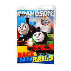 Thomas & Friends - pohľadnica "Grandson Its My Birthday" - kartón SG33490 (One Size) (farebná)