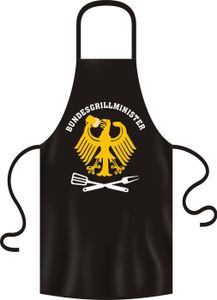 Kochschürze/Latzschürze/Grillschürze,BBQ/Barbecue/Bundesgrillmeister/5 Sterne/1 Klasse/Luxus EA2947