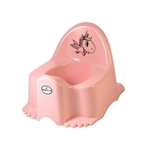 LUPPEE Töpfchen Kindertopf Babytopf Kindersitz Toilettentrainer rutschfest Rosa 