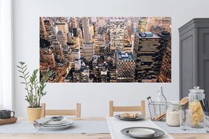 Wandtattoo Wandsticker Wandaufkleber New York - NYC - Amerika 120x60 cm Selbstklebend und Repositionierbar