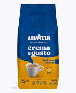 LAVAZZA Crema E Gusto Tradizione Italiana Kaffeebohnen Arabica- und Robustabohnen kräftig 1000,0 g