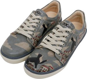 DOGO Sneaker - Vegane Damen Sneakers und Nachhaltige und Bunte - Over the Moon 36