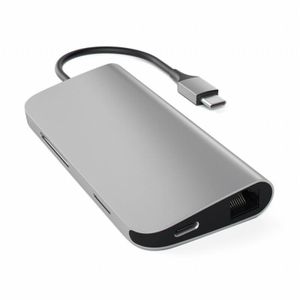 Satechi ST-TCMAM laptop-dockingstation & portreplikator USB 3.2 Gen 1 (3.1 Gen 1) Type-C Grau