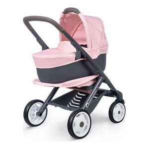 Smoby - Comfort Baby - Kočík + Landau 3 v 1 - pre hrnčeky a bábiky - tiché kolieska a viacsmerový - košík od