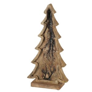 Deko-Aufsteller Percha H36cm aus Mango-Holz Tanne Weihnachts-Baum Advent X-Mas