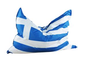 Sitzsack 180 x 140 cm, Länderflagge Griechenland Stand.-Var.