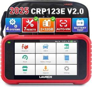 Start CRP123E V2.0 OBD2 Diagnostic Device Car Reader EOBD Tester, 4 Systemdiagnose (Motor SRS bei ABS) 7 Reset (Öl/SAS/EPB/DPF/BMS Reset/ABS
