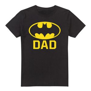 Batman - "Dad" T-Shirt für Herren TV2873 (S) (Schwarz)