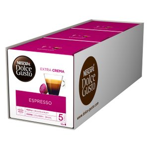 Nescafé Dolce Gusto Espresso, káva, kávové kapsle, 3 balení, 3 x 16 kapslí