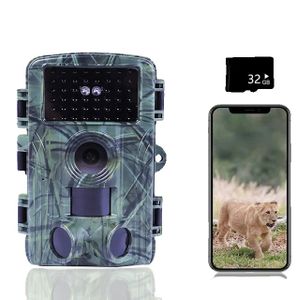 Outdoor Jagdkamera, 60MP Auflösung, WIFI-Verbindung, PR1600 Hinzufügen von 32GB