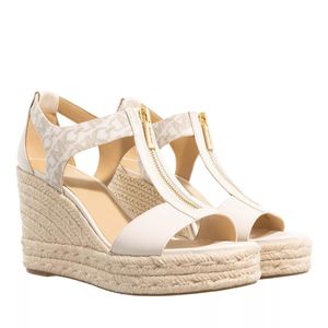 Michael Kors Berkley Mid Wedge Vanilla/Lugg