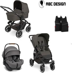ABC Design Salsa 4 Air 3in1 Set cloud, Nuna ARRA next Granite inkl. Adapter ABC Design Salsa 4 Air 3in1 Set cloud, Nuna ARRA next Granite inkl. Adapter