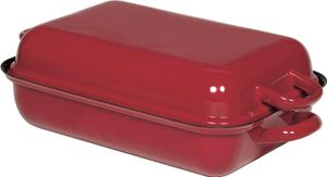 RIESS Bräter 32x22x11,5cm ( Innenmaß ) rot Emaille